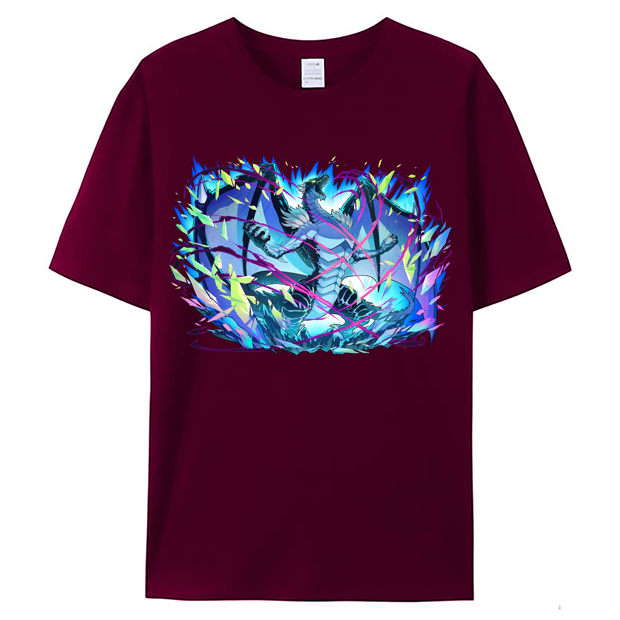 （画像用） 転スラ Regarding Reincarnated to Slime レディースカジュアルプリントTシャツ（綿100％）
